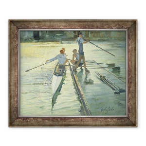 Tablou inramat - Timothy Easton - Sunset Raft, 50 x 60 cm