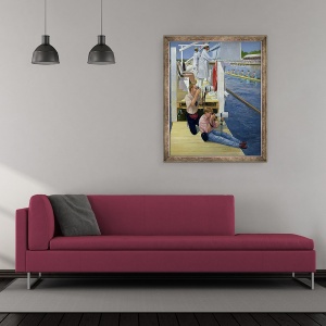 Tablou inramat - Timothy Easton - Trecerea tabloului de bord, 50 x 60 cm - Img 2