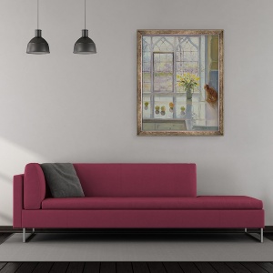 Tablou inramat - Timothy Easton - Urmarirea ploii, 50 x 60 cm - Img 2