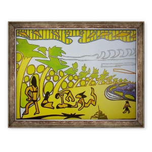 Tablou inramat - Timothy Nathan Joel - Iepurasi Joy, 2001, 60 x 80 cm