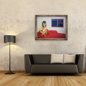 Tablou inramat - Timothy Nathan Joel - singur,2003, 60 x 80 cm - Img 2