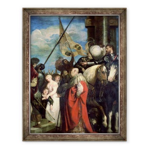Tablou inramat - Titian - Ecce Homo, 70 x 90 cm