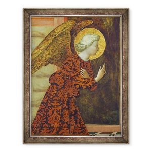 Tablou inramat - Tommaso Masolino da Panicale - Arhanghelul Gavriil, 70 x 90 cm