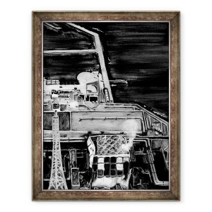 Tablou inramat - Tomoko FURUYA - Accident la centrala nucleara, 2014, 60 x 80 cm