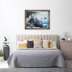 Tablou inramat - Tony Fandino - Mare la La Coruna, 70 x 90 cm - Img 3
