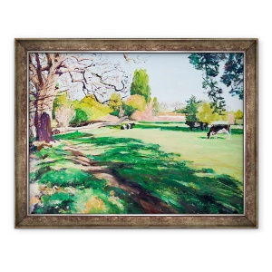 Tablou inramat - Tony Fandino - Vacile pasc la Riverhead, 70 x 90 cm
