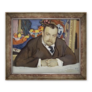 Tablou inramat - Valentin Aleksandrovich Serov - Portretul lui Ivan Morozov, 50 x 60 cm