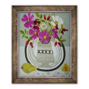 Tablou inramat - Vanessa Bowman - Cosmos si fructe de padure, 50 x 60 cm