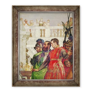 Tablou inramat - Veronese - Familia lui Darius inaintea lui Alexandru cel Mare 356-323 i.Hr., 50 x 60 cm