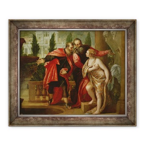 Tablou inramat - Veronese - Susanna si Batranii, 50 x 60 cm