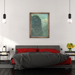 Tablou inramat - Vincent Alexander Booth - Ascensiunea stancoasa sus pe munte, 2011, 60 x 80 cm - Img 3
