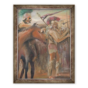 Tablou inramat - Vincent Alexander Booth - Conflict, 1984, 60 x 80 cm