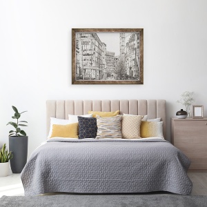 Tablou inramat - Vincent Alexander Booth - Manchester, Deansgate, vedere de la cafenea, 2010, 70 x 90 cm - Img 3