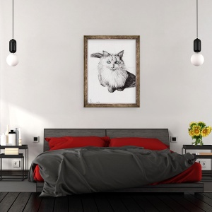 Tablou inramat - Vincent Alexander Booth - Monty, 2009, 70 x 90 cm - Img 3