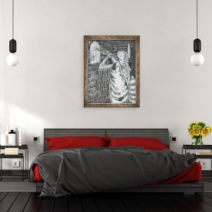 Tablou inramat - Vincent Alexander Booth - Page7, Castelul din padurea Findhorn, 2006, 60 x 80 cm - Img 3