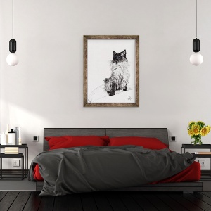 Tablou inramat - Vincent Alexander Booth - Pat, 2008, 70 x 90 cm - Img 3