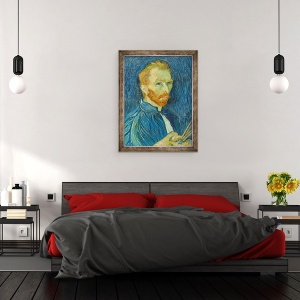Tablou inramat - Vincent van Gogh - Autoportret II, 60 x 80 cm - Img 3