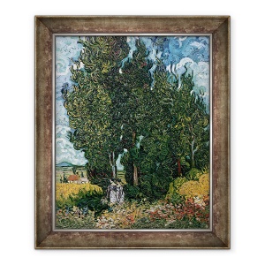 Tablou inramat - Vincent van Gogh - Chiparosi II, 70 x 85 cm