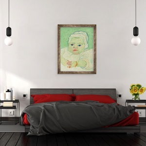 Tablou inramat - Vincent van Gogh - Copilul lui Roulin, 60 x 80 cm - Img 3