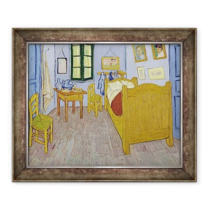 Tablou inramat - Vincent van Gogh - Dormitorul lui Van Gogh de la Arles, 50 x 60 cm