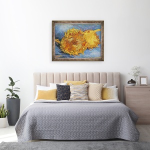 Tablou inramat - Vincent van Gogh - Floarea-soarelui II, 60 x 80 cm - Img 3