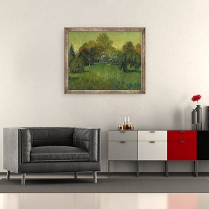 Tablou inramat - Vincent van Gogh - Gradina Poetului, 50 x 60 cm - Img 2