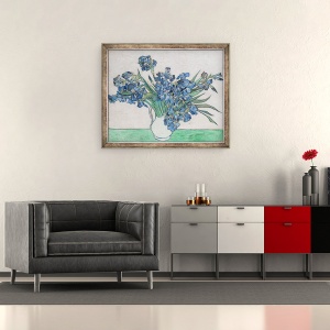 Tablou inramat - Vincent van Gogh - Irisi I, 50 x 60 cm - Img 2