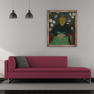 Tablou inramat - Vincent van Gogh - Madame Roulin balansoar leagan La berceuse, 50 x 60 cm - Img 2