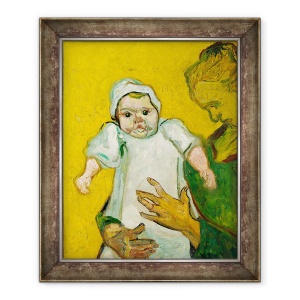 Tablou inramat - Vincent van Gogh - Madame Roulin si copilul ei, 70 x 85 cm