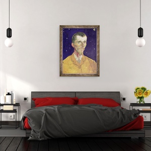 Tablou inramat - Vincent van Gogh - Portretul lui Eugene Boch 1855-1941 1888, 60 x 80 cm - Img 3