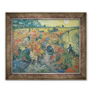 Tablou inramat - Vincent van Gogh - Red Vineyards la Arles, 70 x 85 cm