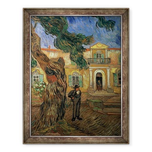 Tablou inramat - Vincent van Gogh - Spitalul St. Paul, St. Remy, 60 x 80 cm