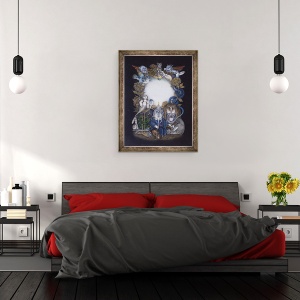 Tablou inramat - Wayne Anderson - Nonsens, 1979, 60 x 80 cm - Img 3