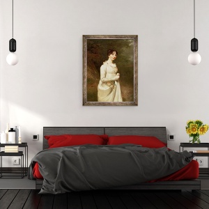 Tablou inramat - William Beechey - Portretul lui Marcia. B. vulpe ulei pe panza, 60 x 80 cm - Img 3