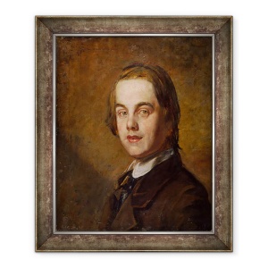 Tablou inramat - William Holman Hunt - Autoportret, 70 x 85 cm