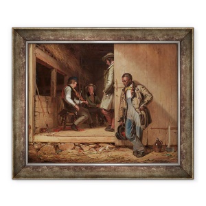 Tablou inramat - William Sidney Mount - Puterea muzicii, 50 x 60 cm