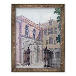 Tablou inramat - Wilson - Curtea Interioara a Salii Old Salters, 60 x 80 cm