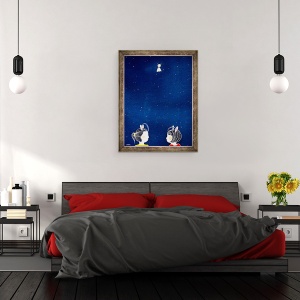 Tablou inramat - Yoyo Zhao - Chit Chat, 60 x 80 cm - Img 3