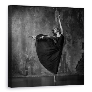 Tablou canvas - 0, Danseaza, Balet, Balerina, 90 x 90 cm