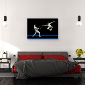 Tablou canvas - Actiune, Salt, Aer, Levitatie, 60 x 90 cm - Img 3
