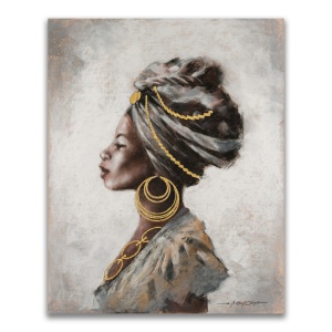 Tablou Canvas - Afro, Modern, Figurativ, 60 x 75 cm