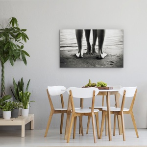 Tablou canvas - Ajungand, Ajunge, Ajungand, Echilibru, Plaja, Dragoste, 50 x 80 cm - Img 4