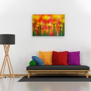 Tablou canvas - Alaturi, Lalele, Vara, Floare, 80 x 120 cm - Img 2