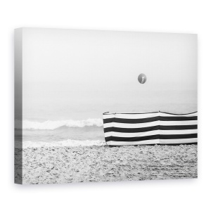 Tablou canvas - Alb-Negru, Plaja, Alb-Negru, Peisaj, Abstract, Zebra, 50 x 70 cm