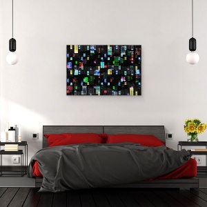 Tablou canvas - Amsterdam 32, Culoare, Ferestre, 60 x 90 cm - Img 3