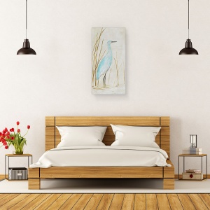 Tablou canvas - Animale, Egret, Pictura, 50 x 100 cm - Img 3