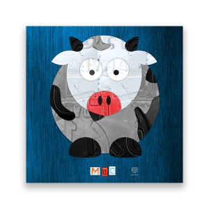 Tablou Canvas - Animale, Vacuta, 60 x 60 cm