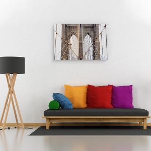 Tablou canvas - Arcadele Cablate, Brooklyn, Pod, New York, 40 x 60 cm - Img 2