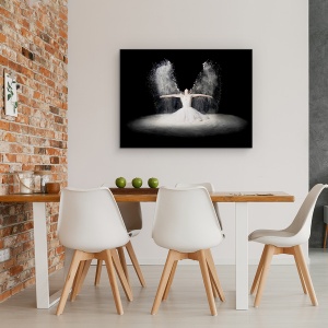 Tablou canvas - Aripi De Faina, Ingeras, Praf, Pulbere, Mireasa, 50 x 70 cm - Img 4
