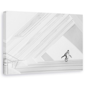 Tablou canvas - Arta Bicicletei, Arhitectura, Actiune, Bicicleta, Truc, Bmx, 60 x 90 cm